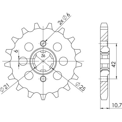 PIGNONE P530 - Z16 (DIS.20505)