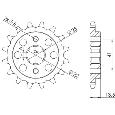 PIGNONE P525 - Z15 (DIS.20506)