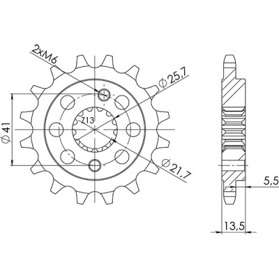 PIGNONE P525 - Z15 (DIS.20507)