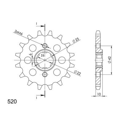 PIGNONE P520 - Z15 (DIS.20508)