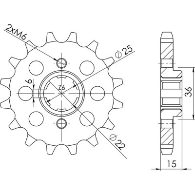 PIGNONE P525 - Z14 (DIS.20512)