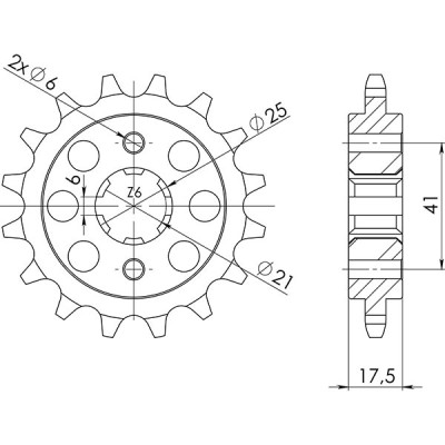 PIGNONE P525 - Z14 (DIS.20513)