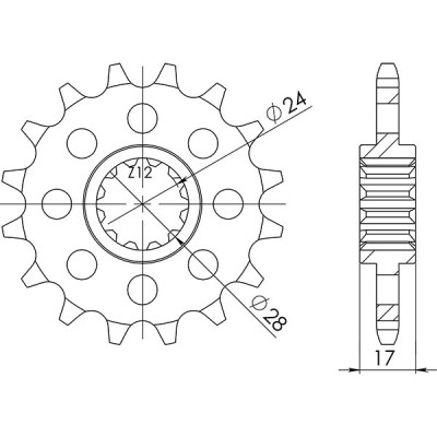 PIGNONE P525 - Z15 (DIS.20515)