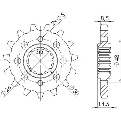 PIGNONE P530 - Z16 (DIS.20602)