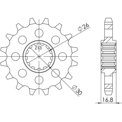 PIGNONE P530 - Z16 (DIS.20603)