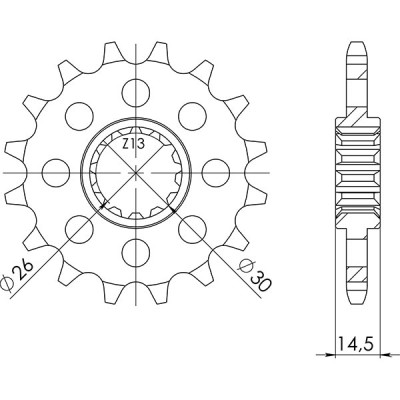 PIGNONE P525 - Z15 (DIS.20607)