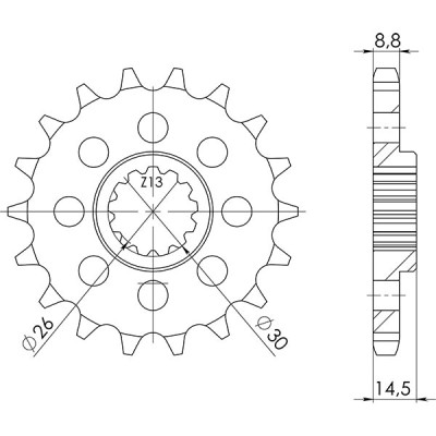 PIGNONE P530 - Z18 (DIS.20801)