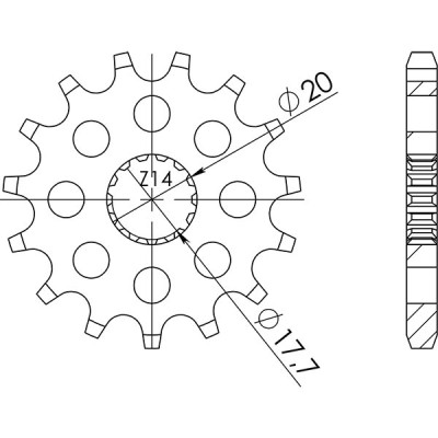 PIGNONE P428 - Z15 (DIS.21202)