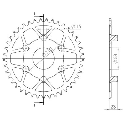 CORONA IN ACCIAIO P520 - Z41 (DIS.35201)