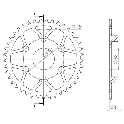 CORONA IN ACCIAIO P520 - Z40 (DIS.35206)