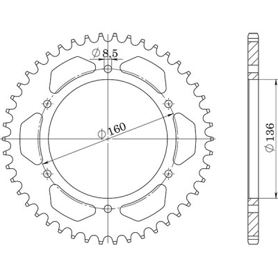 CORONA IN ACCIAIO P520 - Z40 (DIS.35304)