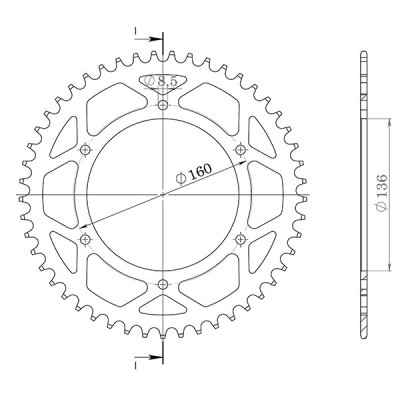 CORONA IN ACCIAIO P525 - Z45 (DIS.35804)