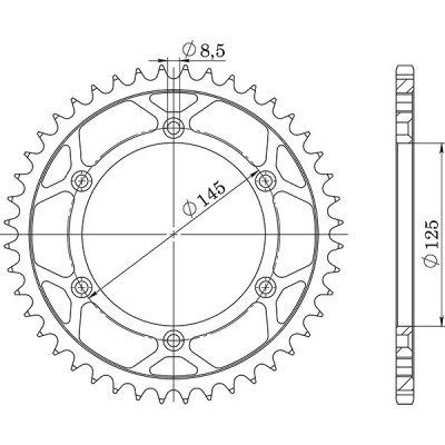 CORONA IN ACCIAIO P520 - Z44 (DIS.44202)