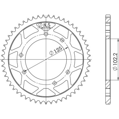 CORONA IN ACCIAIO P420 - Z53 (DIS.47104)