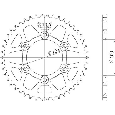 CORONA IN ACCIAIO P520 - Z40 (DIS.50602)