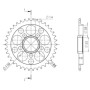 CORONA IN ACCIAIO P525 - Z39 (DIS.50605)