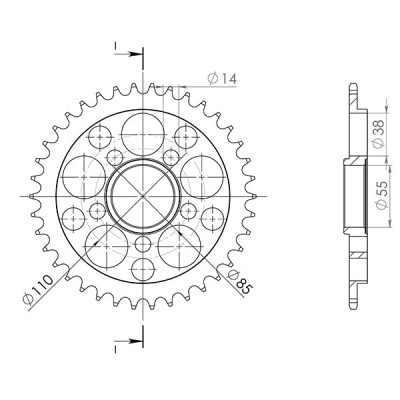 CORONA IN ACCIAIO P520 - Z41 (DIS.50606)