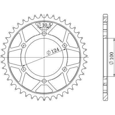 CORONA IN ACCIAIO P525 - Z37 (DIS.50609)