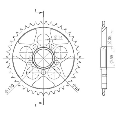 CORONA IN ACCIAIO P525 - Z39 (DIS.50610)