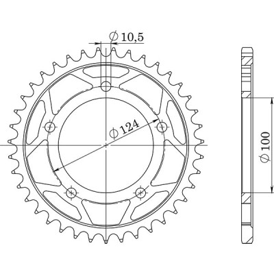 CORONA IN ACCIAIO P525 - Z36 (DIS.50614)