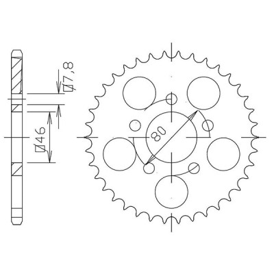 CORONA IN ACCIAIO P415 - Z42 (DIS.54101)