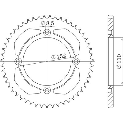 CORONA IN ACCIAIO P525 - Z37 (DIS.71400)