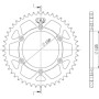 CORONA IN ALLUMINIO P520 - Z48 (DIS.72304) Articolo Sostitutivo: 547230448SPX