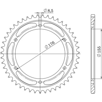 CORONA IN ACCIAIO P530 - Z42 (DIS.86601)