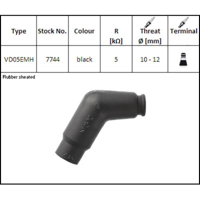 ATTACCO CANDELA NGK VD05EMH