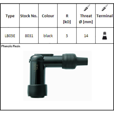 ATTACCO CANDELA NGK LB05E