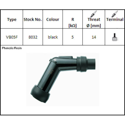 ATTACCO CANDELA NGK VB05F