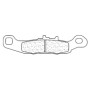 PASTIGLIE FRENO CL BRAKES 1141ATV1