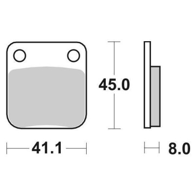 PASTIGLIE FRENO SBS 100HF