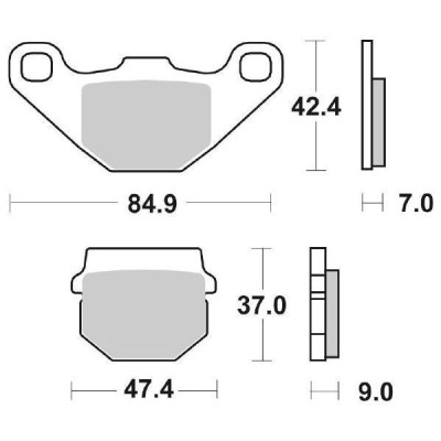 PASTIGLIE FRENO SBS 101HF