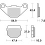 PASTIGLIE FRENO SBS 102CT