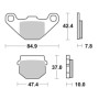 PASTIGLIE FRENO SBS 102HM