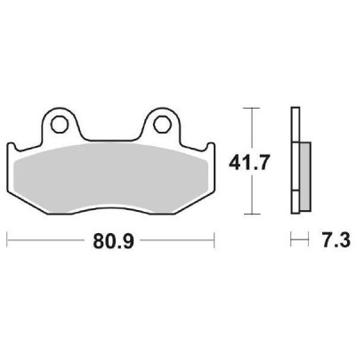 PASTIGLIE FRENO SBS 104HF