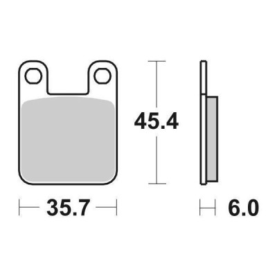 PASTIGLIE FRENO SBS 105HF