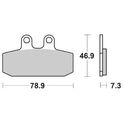 PASTIGLIE FRENO SBS 108HF