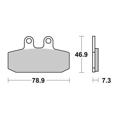 PASTIGLIE FRENO SBS 108HM