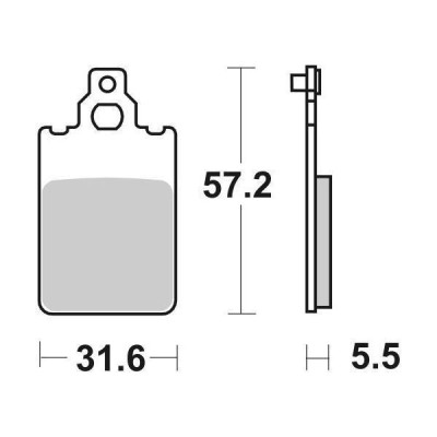 PASTIGLIE FRENO SBS 109HF