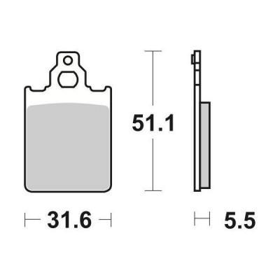 PASTIGLIE FRENO SBS 117HF