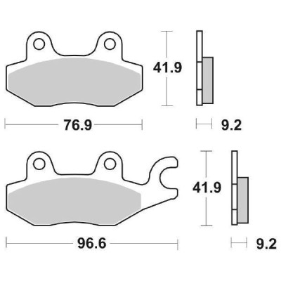 PASTIGLIE FRENO SBS 119HF