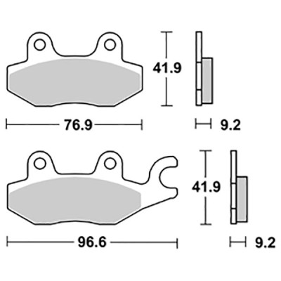 PASTIGLIE FRENO SBS 119HM