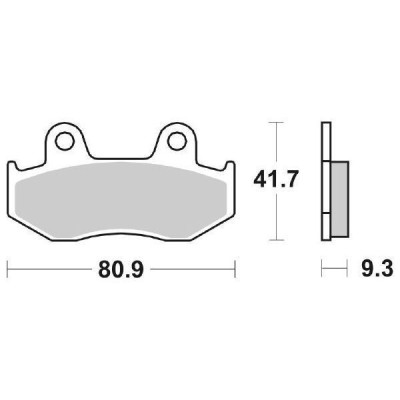 PASTIGLIE FRENO SBS 125HF