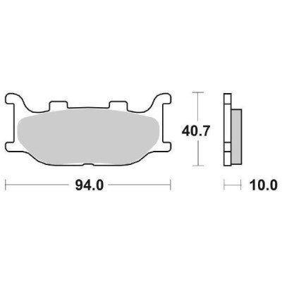 PASTIGLIE FRENO SBS 128HF