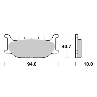 PASTIGLIE FRENO SBS 128HM