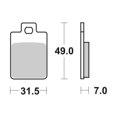 PASTIGLIE FRENO SBS 130HF