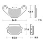 PASTIGLIE FRENO SBS 135HM