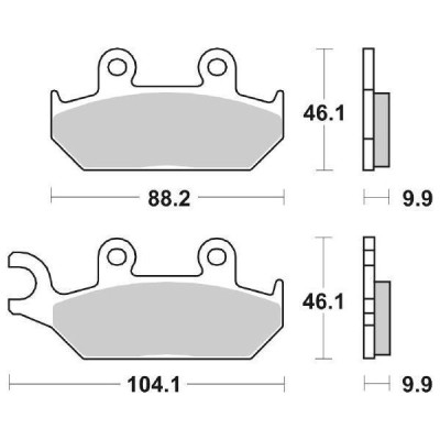 PASTIGLIE FRENO SBS 137HF